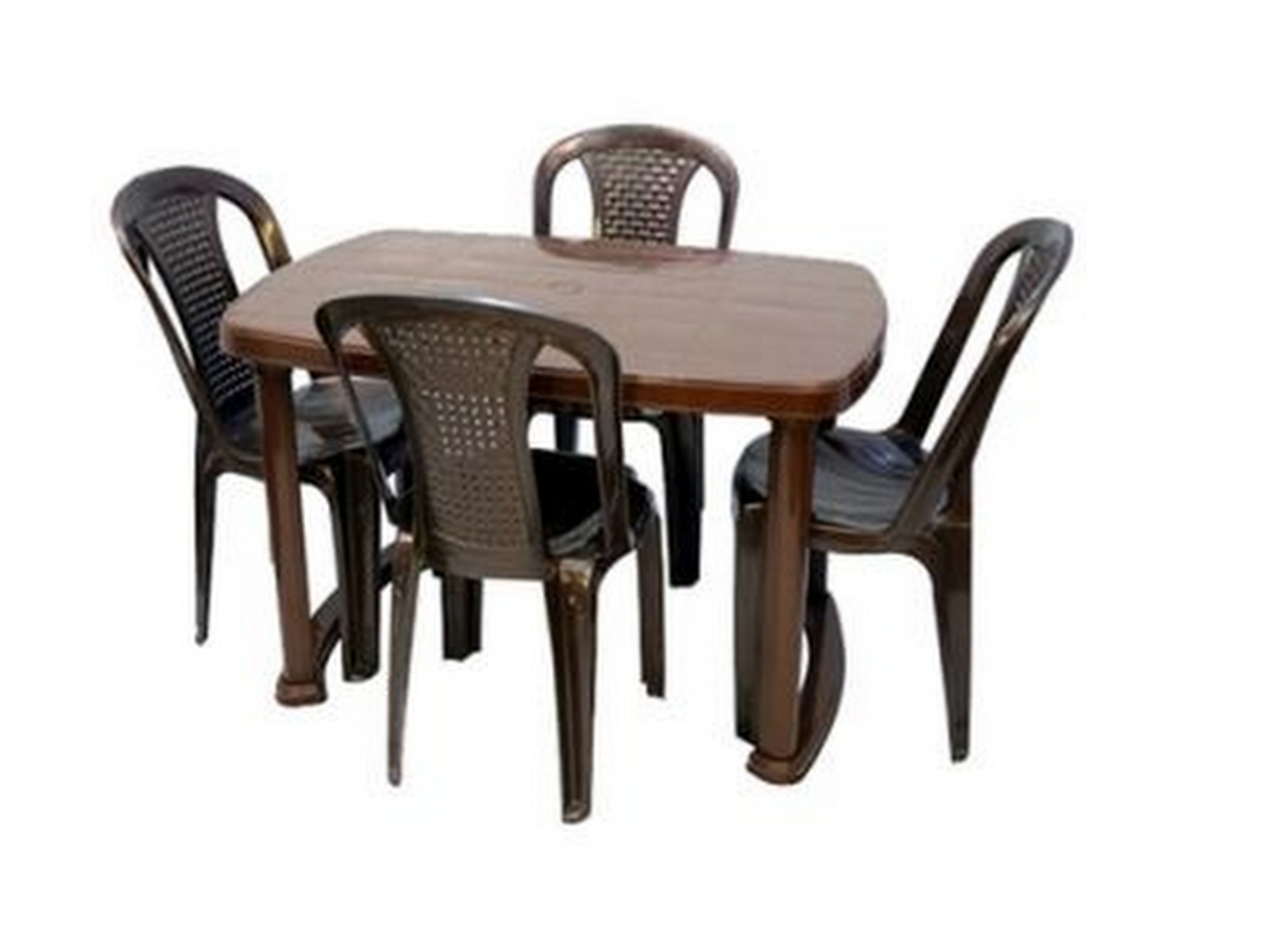 Nilkamal Shahenshah Dining Table Set with 4 Chairs | HOMEGENIC.