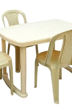 Nilkamal Shahenshah Dining Table Set with 4 Chairs | HOMEGENIC.
