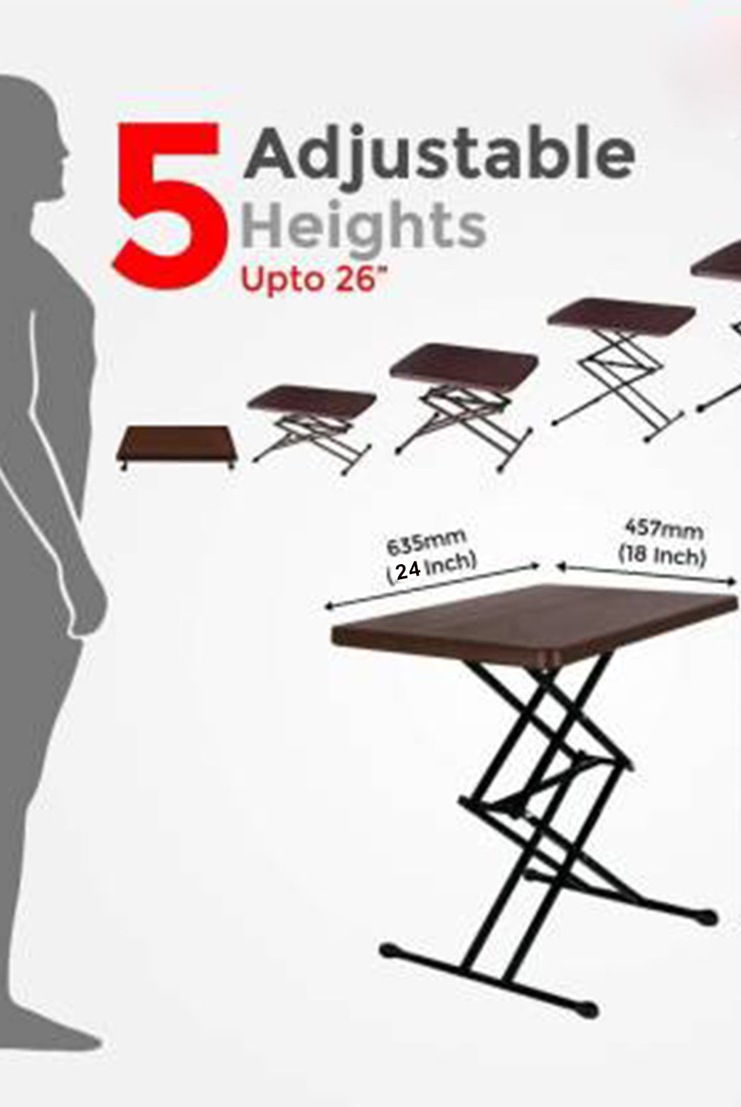 Homegenic Smart Homes Height Adjustable Table | HOMEGENIC.