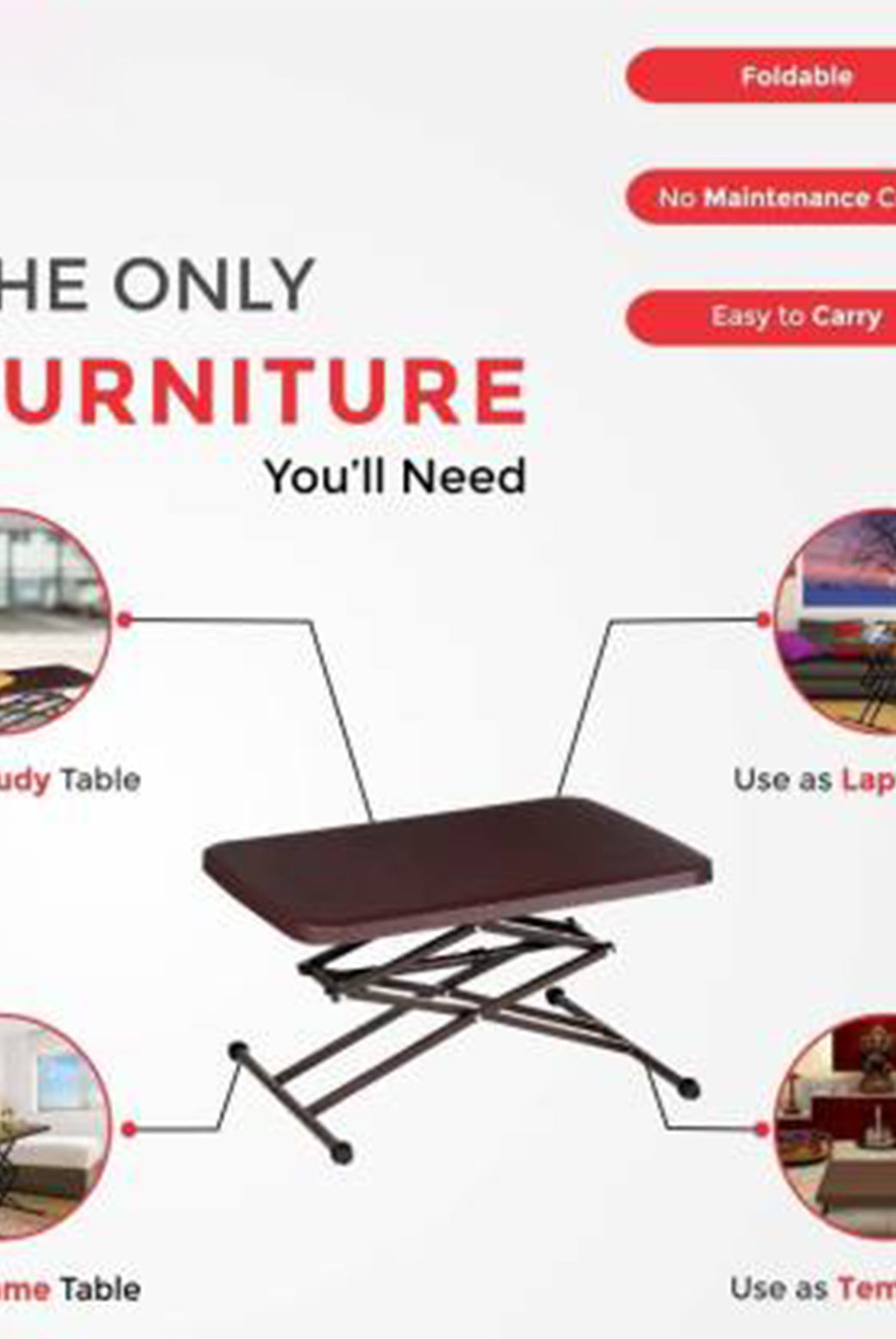 Homegenic Smart Homes Height Adjustable Table | HOMEGENIC.