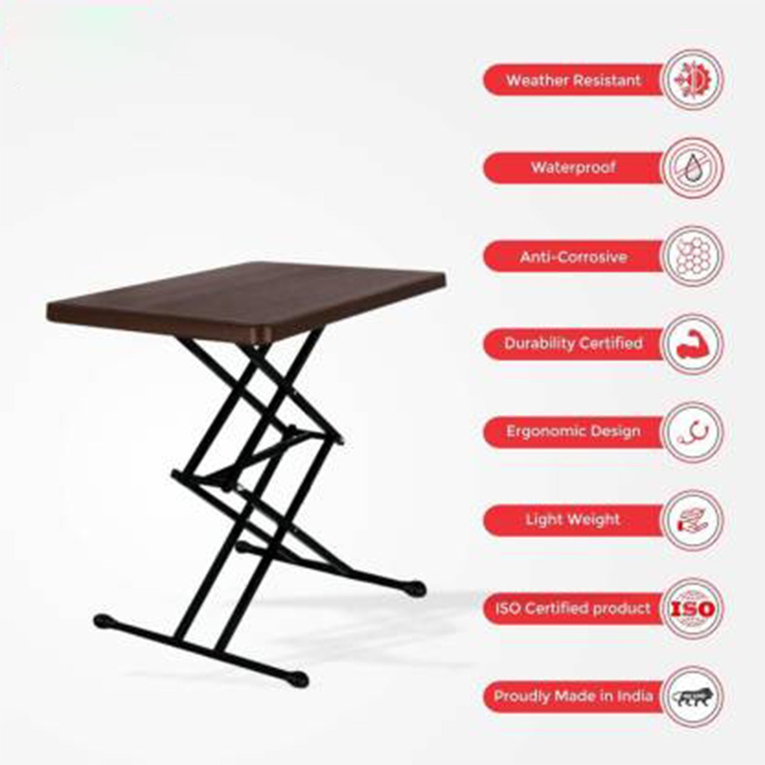 Homegenic Smart Homes Height Adjustable Table | HOMEGENIC.