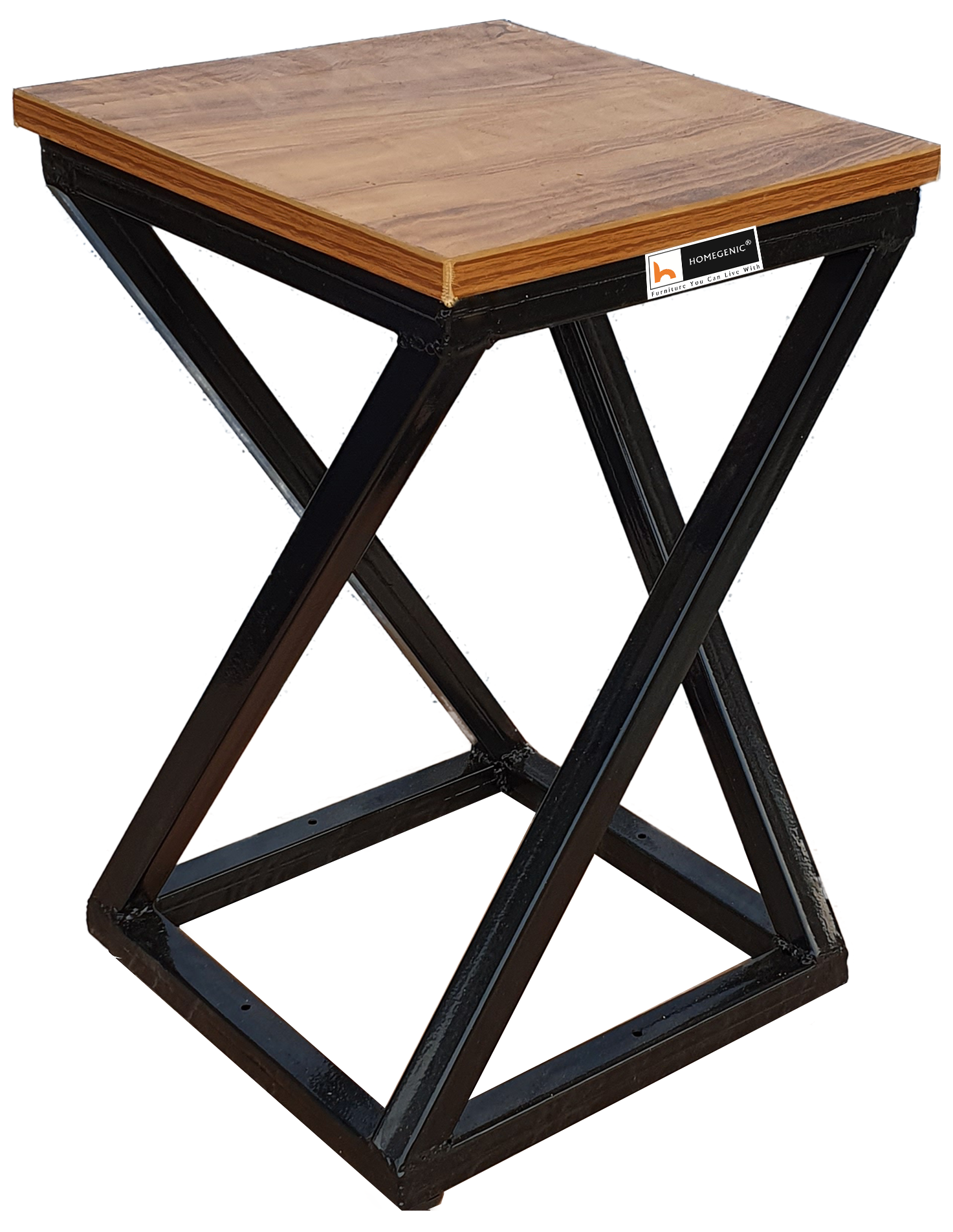 Homegenic Z Metal Stool for Kitchen/Office/Bar | HOMEGENIC.