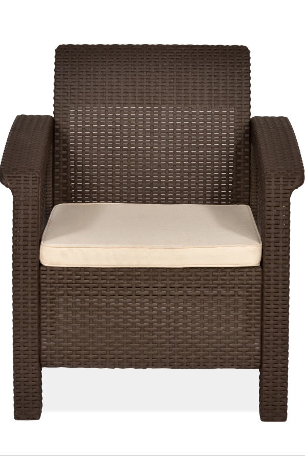 Nilkamal Goa Sofa Three, Two, One Seater & Complete Sofa Set (Season Rust Brown) | HOMEGENIC.