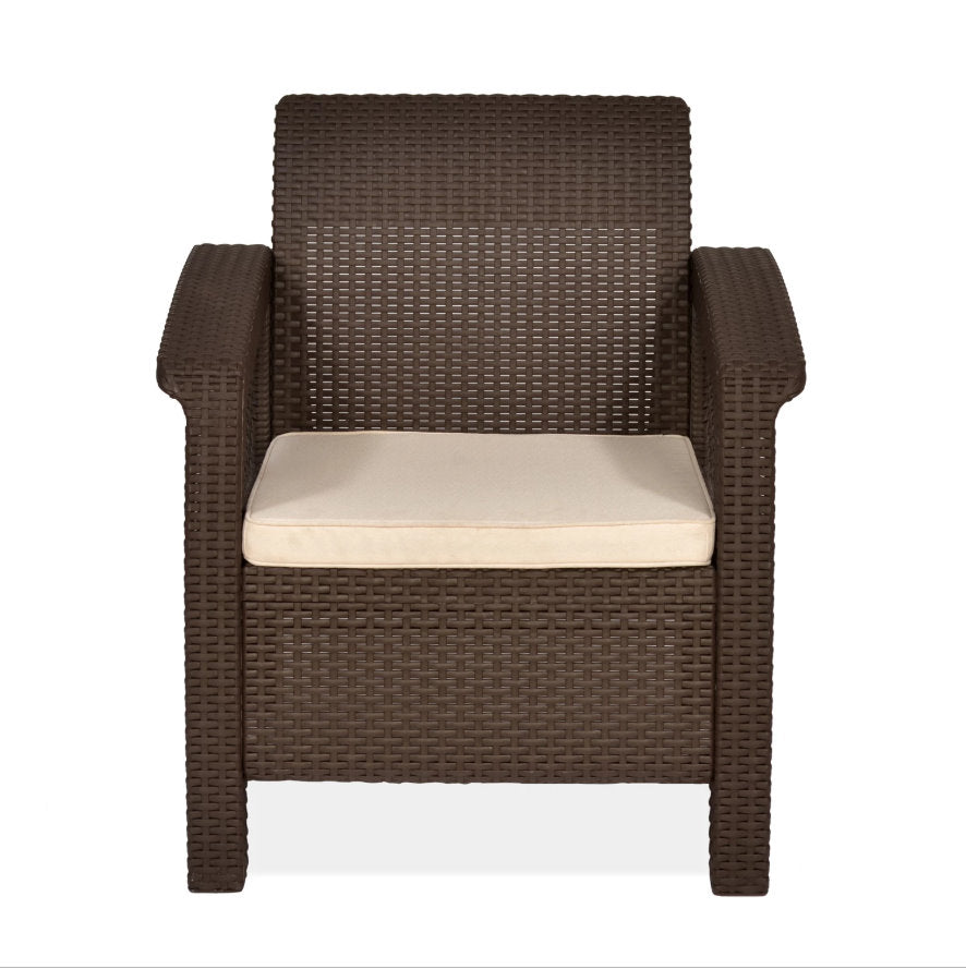 Nilkamal Goa Sofa Three, Two, One Seater & Complete Sofa Set (Season Rust Brown) | HOMEGENIC.