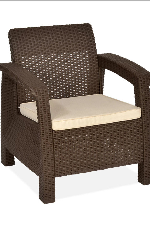 Nilkamal Goa Sofa Three, Two, One Seater & Complete Sofa Set (Season Rust Brown) | HOMEGENIC.
