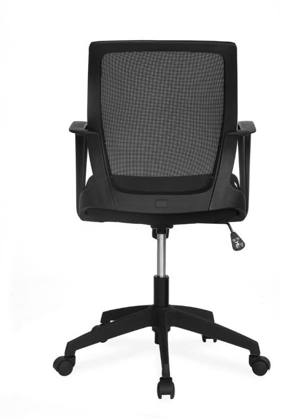 Nilkamal Scoop Mid Back Office Chair (Black) | HOMEGENIC.