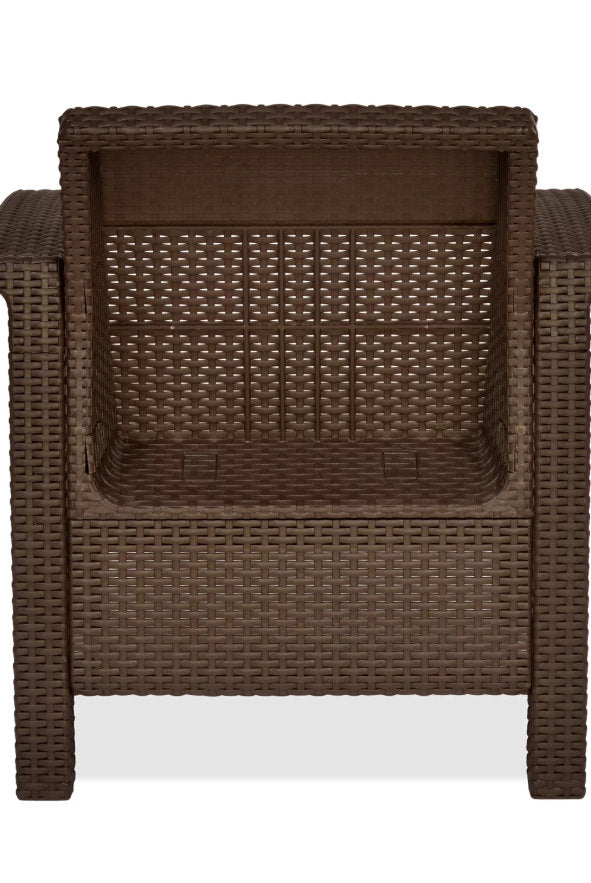 Nilkamal Goa Sofa Three, Two, One Seater & Complete Sofa Set (Season Rust Brown) | HOMEGENIC.
