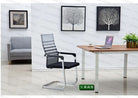 Homegenic S Type Cantilever Mesh Office Visitor Chairs (Stainless Steel) Rectangular Pipe | HOMEGENIC.