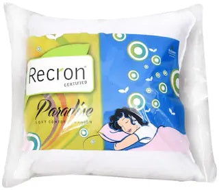Recron Certified Paradise Microfiber Cushions 16 x 16 inch, White - Set of 5 | HOMEGENIC.