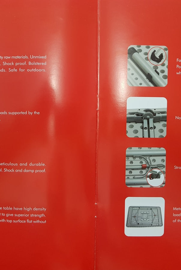 Supreme Buffet Blow Moulded Folding Table (5 Feet) | HOMEGENIC.