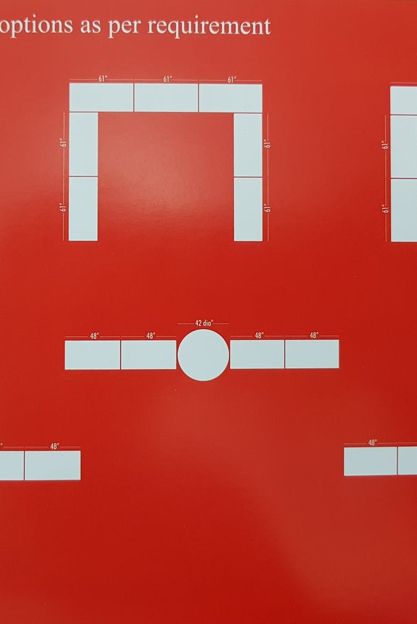 Supreme Buffet Blow Moulded Folding Table (5 Feet) | HOMEGENIC.