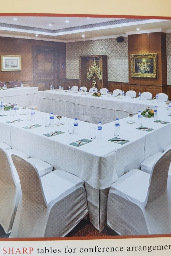 Supreme Swiss Blow Mould Folding Table (4 Feet) | HOMEGENIC.