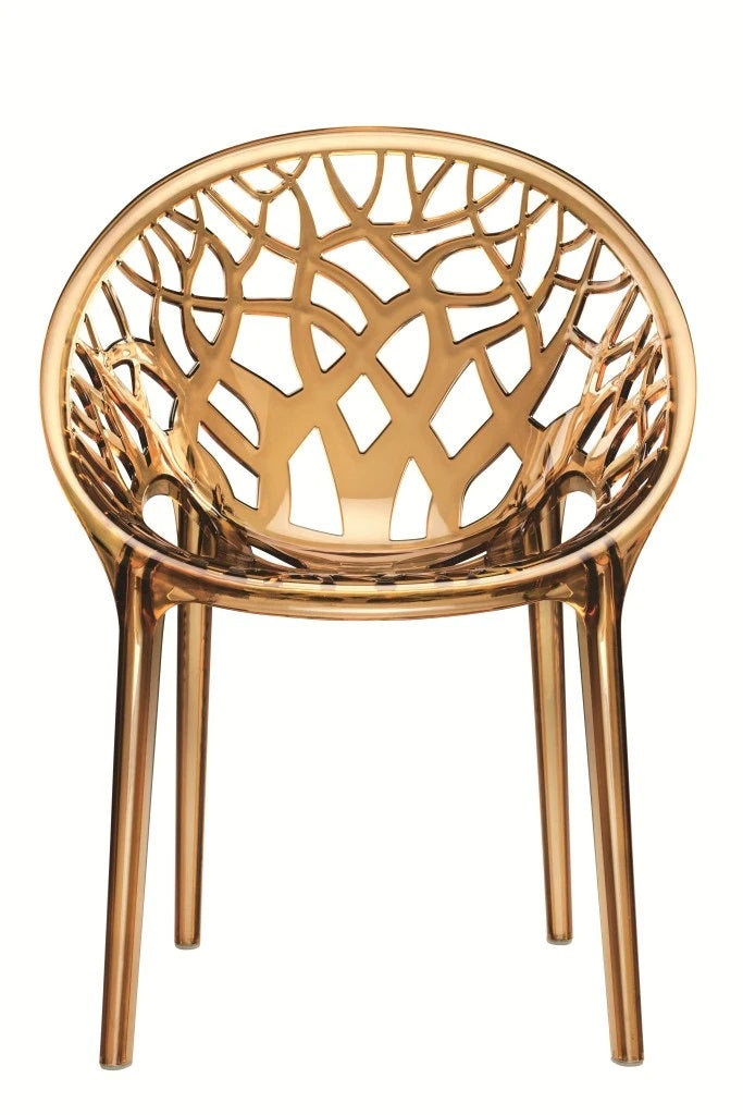 Nilkamal Crystal PC Chairs (Umbra Translucent) | HOMEGENIC.