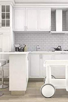 Italica Food Serving Trolley (Glossy Finish, White) | HOMEGENIC.