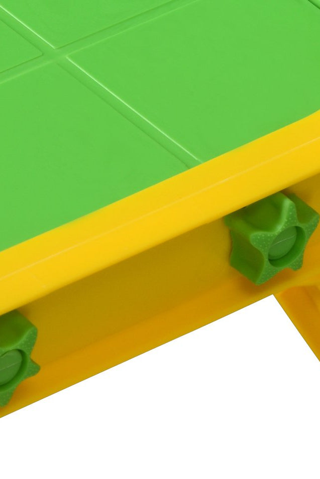 Nilkamal Apple Junior Study Table Set -Yellow And Green | HOMEGENIC.