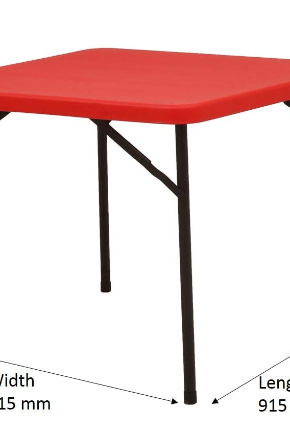 Supreme Miyami Blow Moulded Folding Table (Square) | HOMEGENIC.