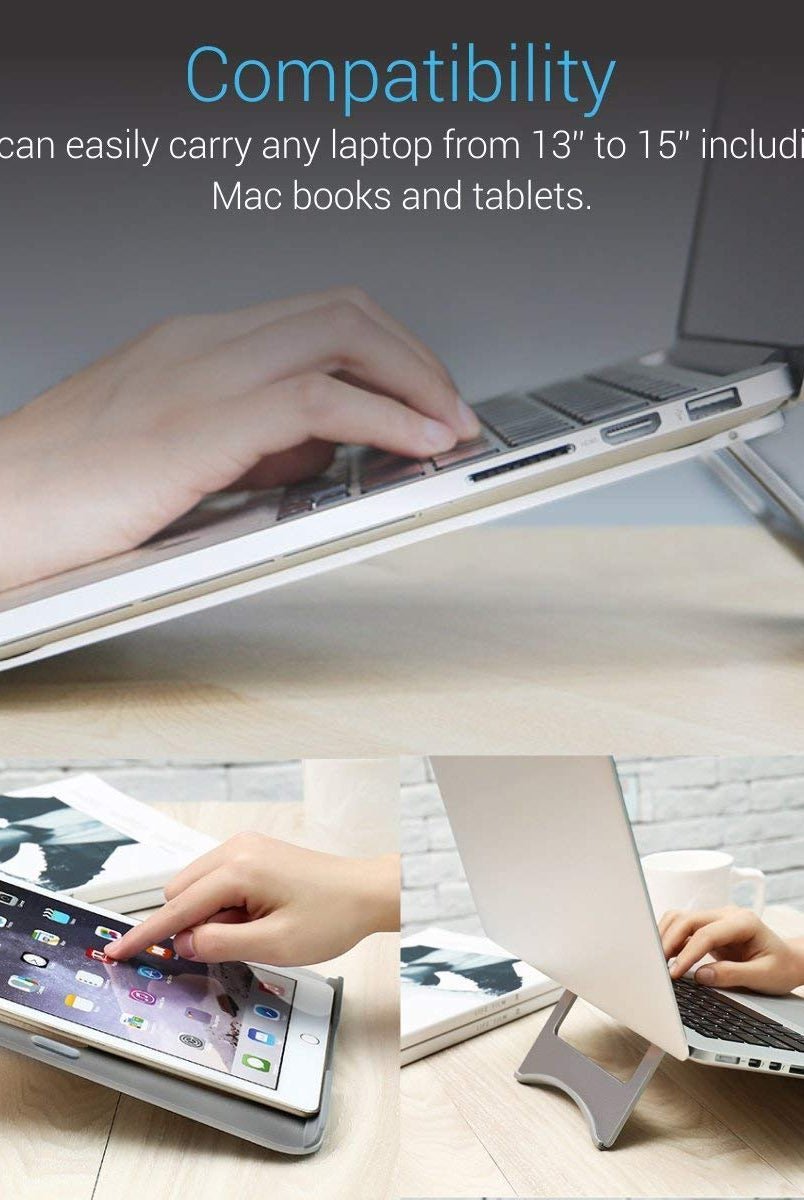 Homegenic Air Vented Multi-Function Folding Portable Table Stand for Laptops (13" to 15" Laptop) | HOMEGENIC.
