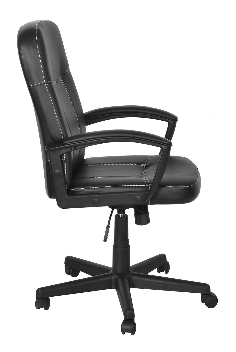 Nilkamal Mayor Mid Back Office Chair (Black) | HOMEGENIC.