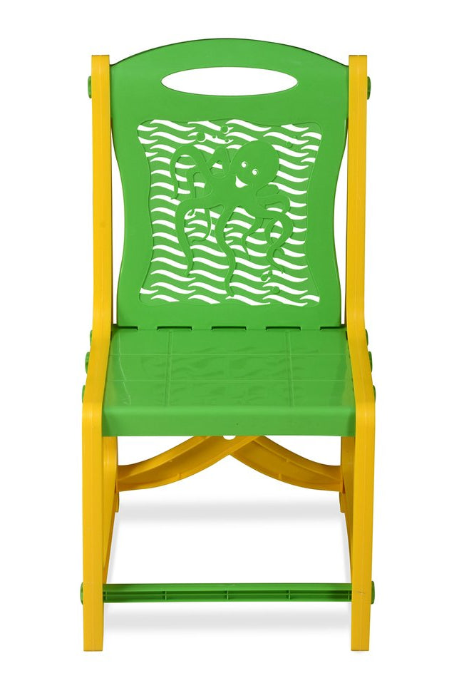 Nilkamal Apple Junior Study Table Set -Yellow And Green | HOMEGENIC.