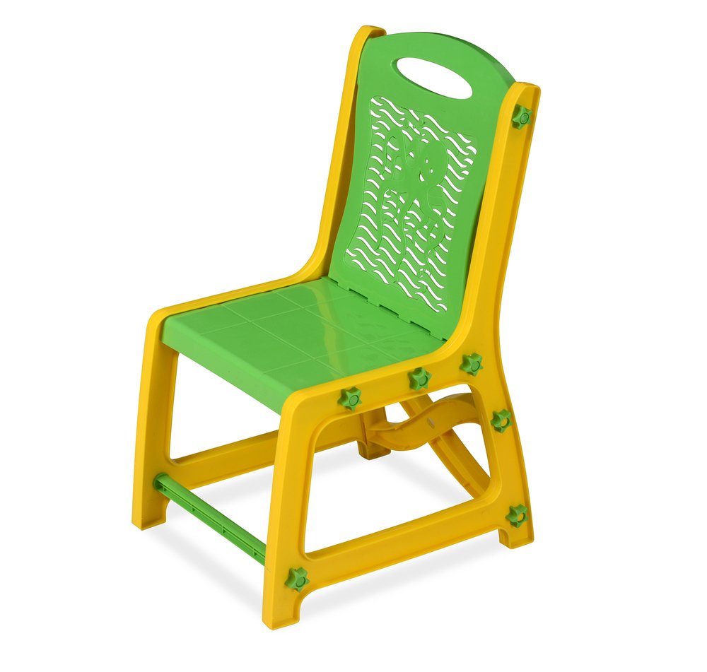 Nilkamal Apple Junior Study Table Set -Yellow And Green | HOMEGENIC.