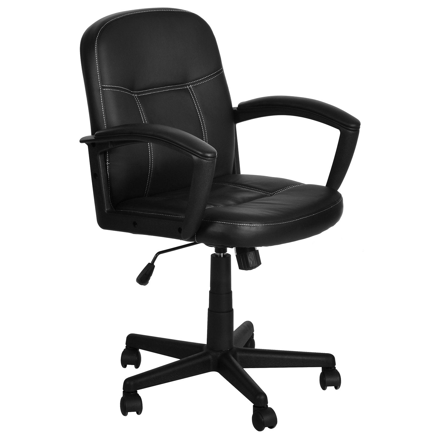 Nilkamal Mayor Low Back Office Chair (Black) | HOMEGENIC.