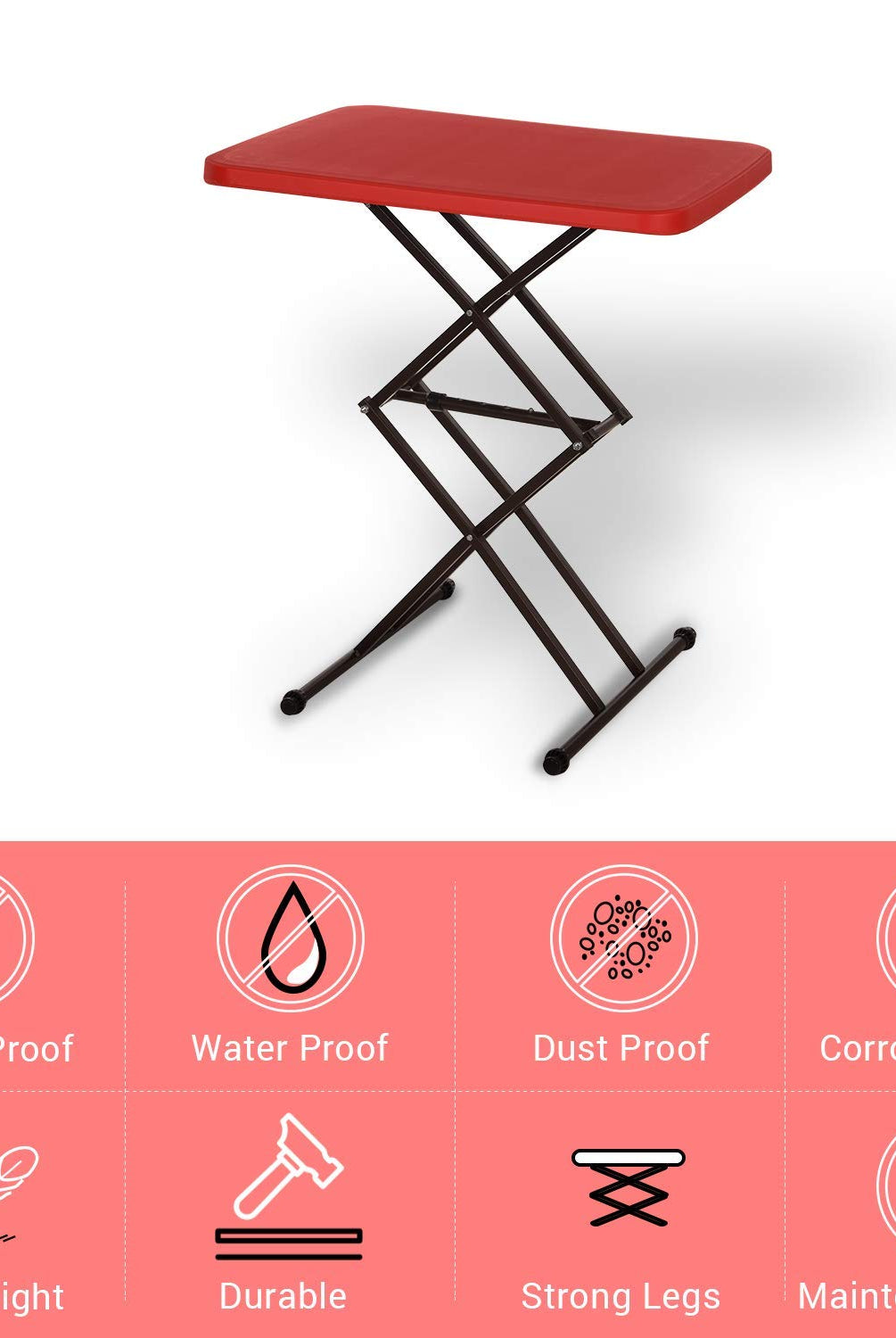 Supreme Scissor Height Adjustable Table | HOMEGENIC.