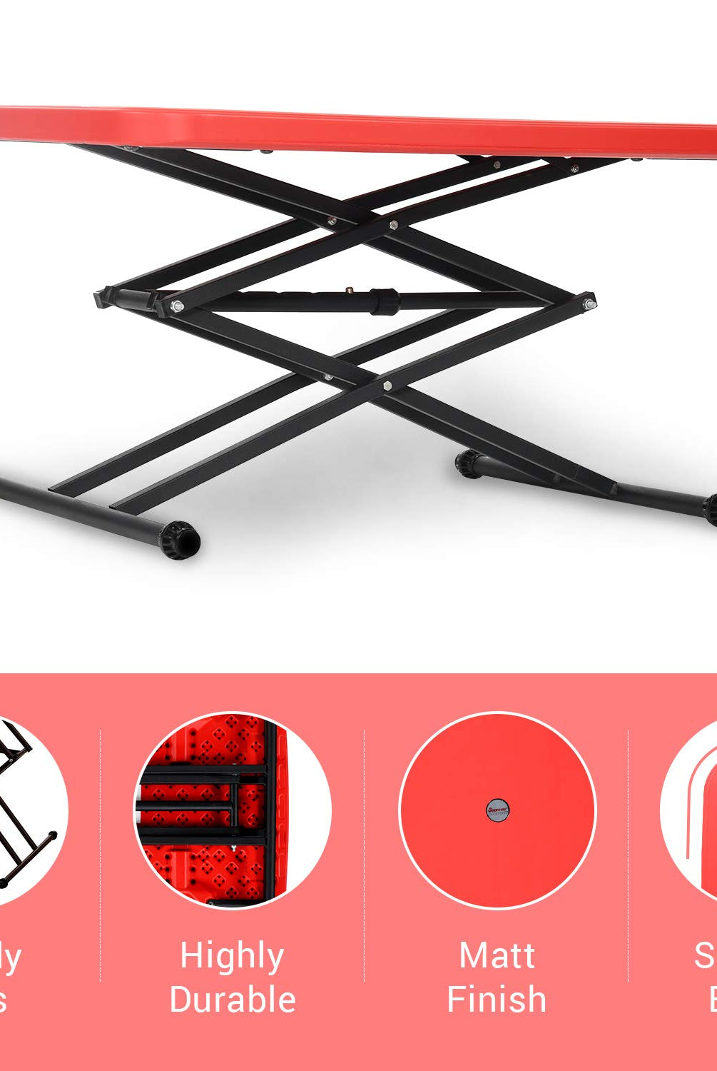 Supreme Scissor Height Adjustable Table | HOMEGENIC.