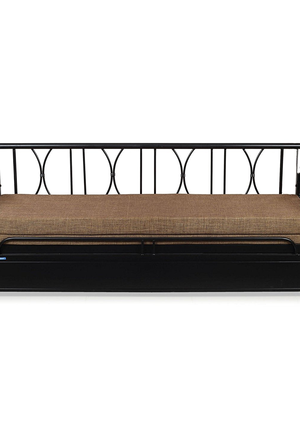 Nilkamal Flint Two Seater Sofa cum Bed (Black) | HOMEGENIC.