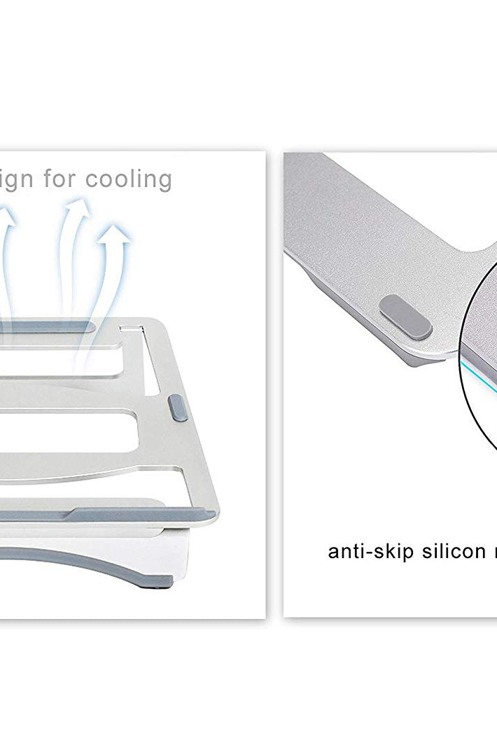 Homegenic Air Vented Multi-Function Folding Portable Table Stand for Laptops (13" to 15" Laptop) | HOMEGENIC.