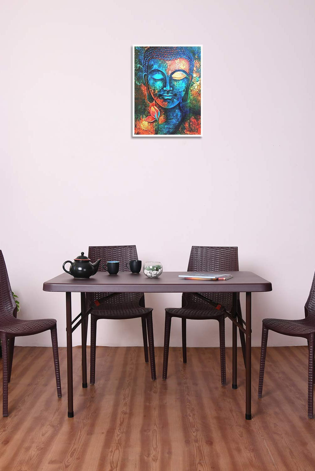 Supreme Swiss Blow Mould Folding Table (4 Feet) | HOMEGENIC.