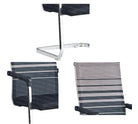 Homegenic S Type Cantilever Mesh Office Visitor Chairs (Stainless Steel) Rectangular Pipe | HOMEGENIC.