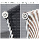 Homegenic S Type Cantilever Mesh Office Visitor Chairs (Stainless Steel) Rectangular Pipe | HOMEGENIC.