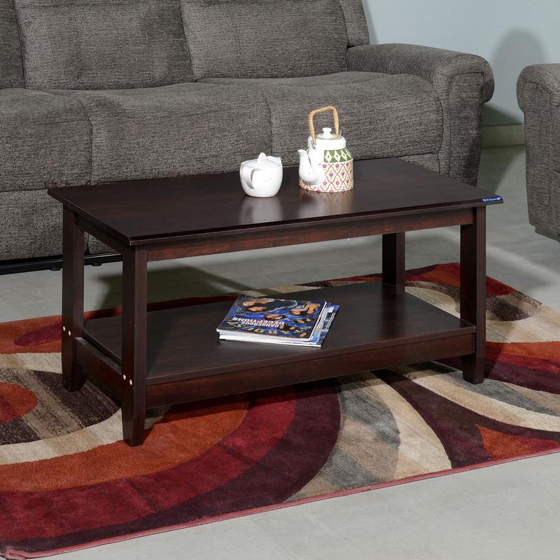 Nilkamal Baron Coffee Table (Walnut) | HOMEGENIC.