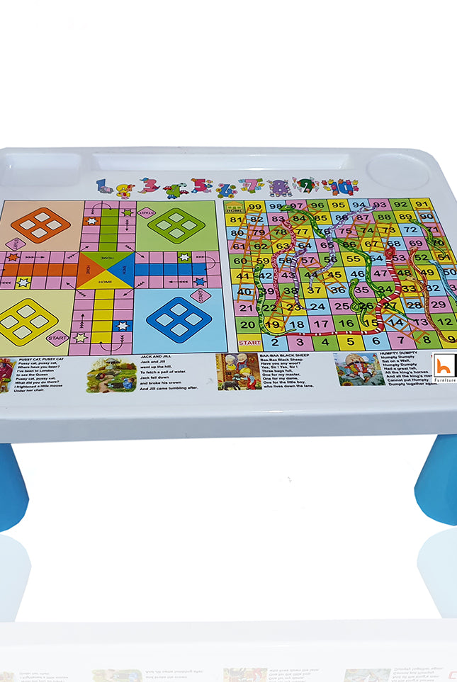 Homegenic Kids Study Table and Table Set (for kids upto 8 years) Plastic Material | HOMEGENIC.