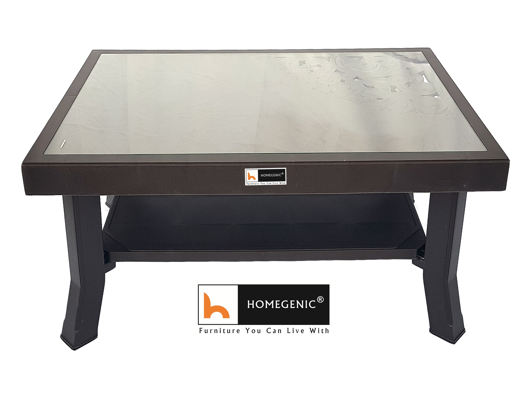 Nilkamal Rogue Coffee Table with Tempered Glass | HOMEGENIC.