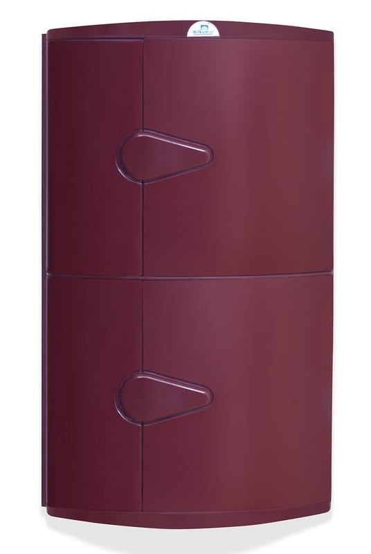 Nilkamal Blooms Plastic Wall Mount 2 Door Corner Cabinet | HOMEGENIC.