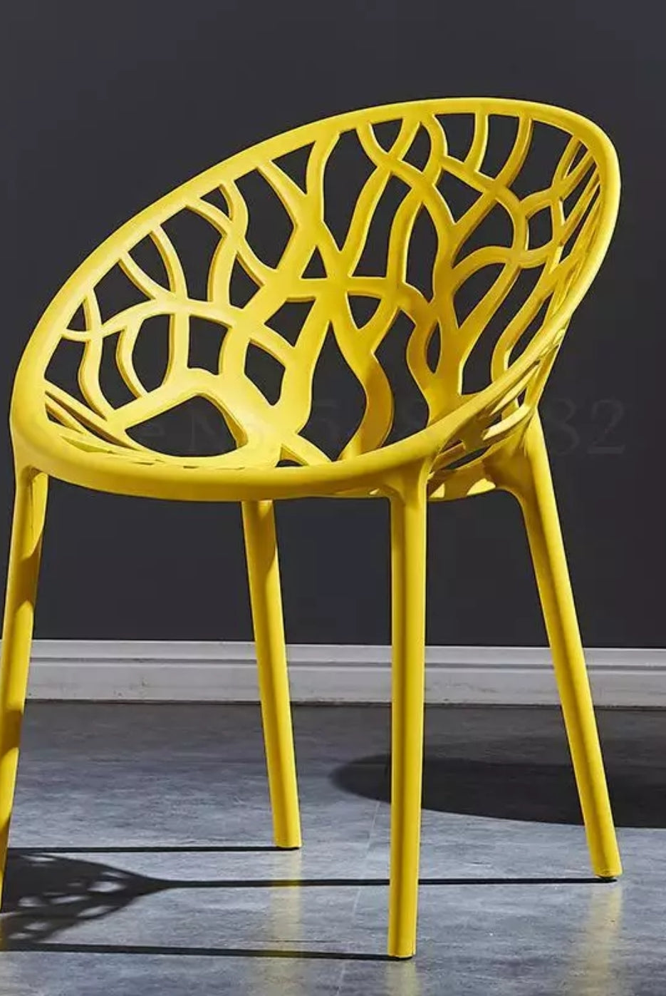 Nilkamal Crystal PP Chairs (Lime Green Color) | HOMEGENIC.