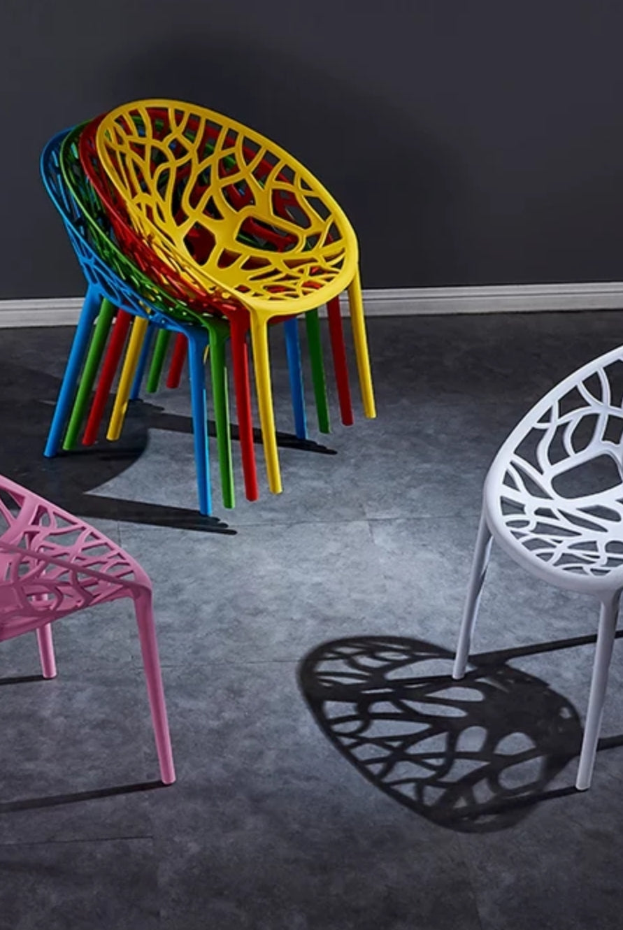 Nilkamal Crystal PP Chairs (Weather Brown Color) | HOMEGENIC.