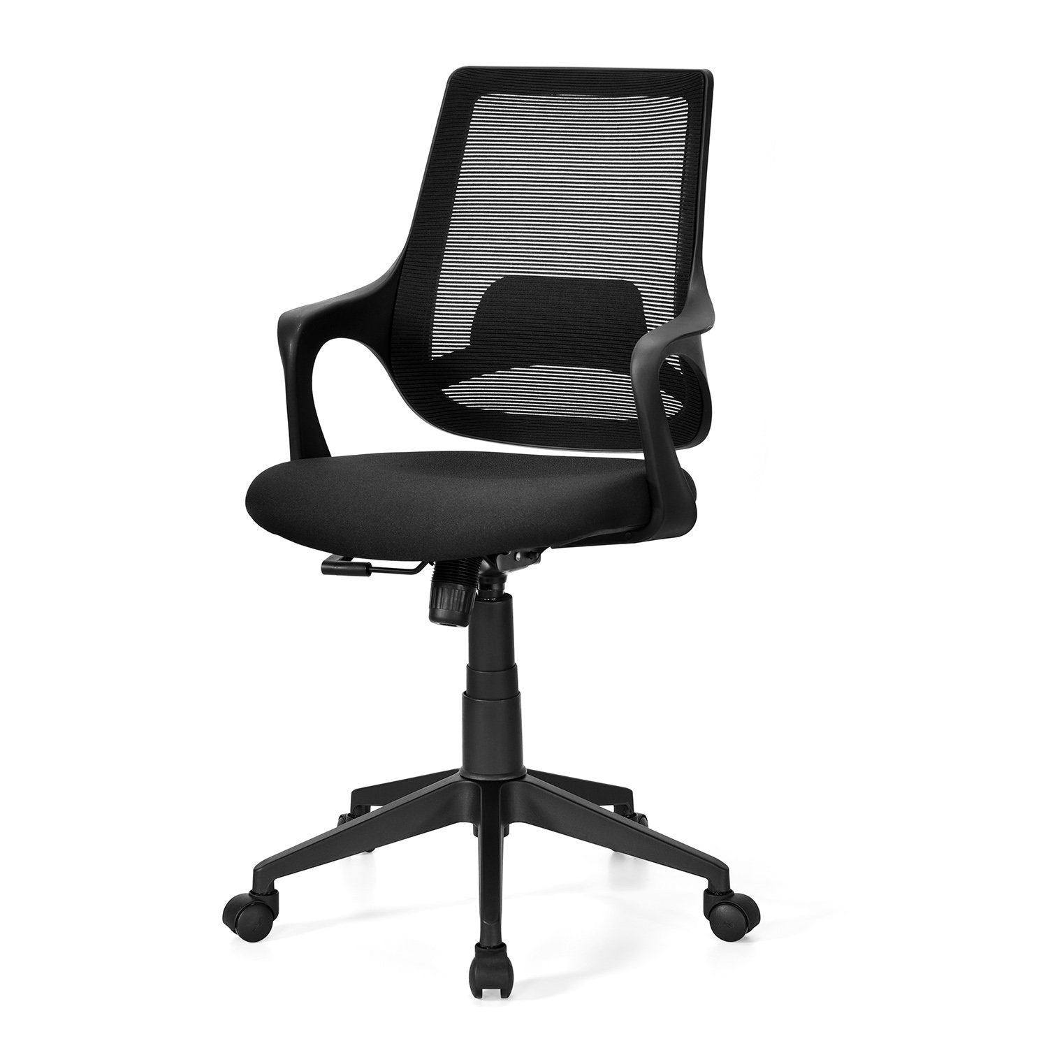 Bentwood Della 804 Netted Mid Back Chair (Black) | HOMEGENIC.