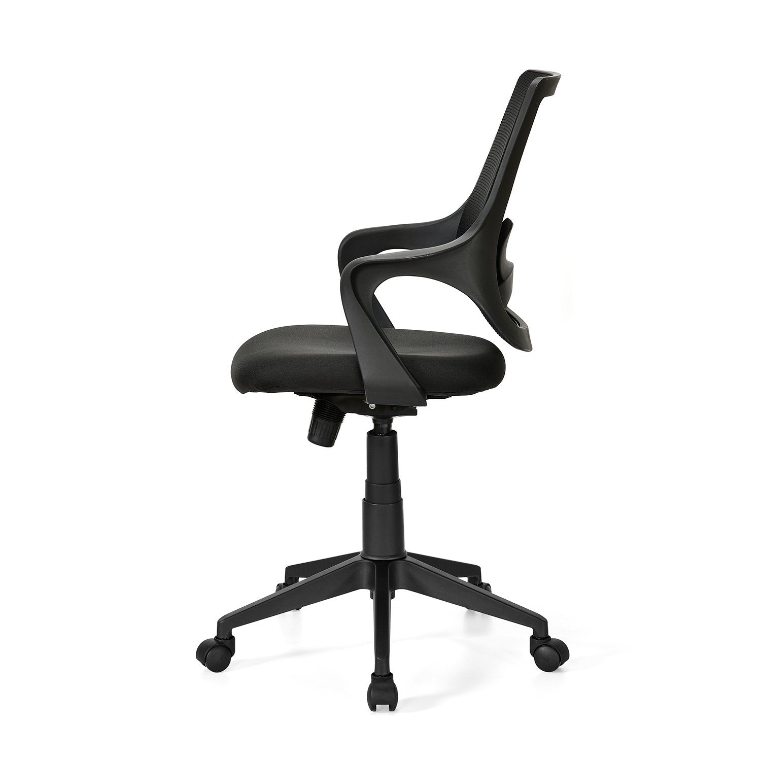 Bentwood Della 804 Netted Mid Back Chair (Black) | HOMEGENIC.