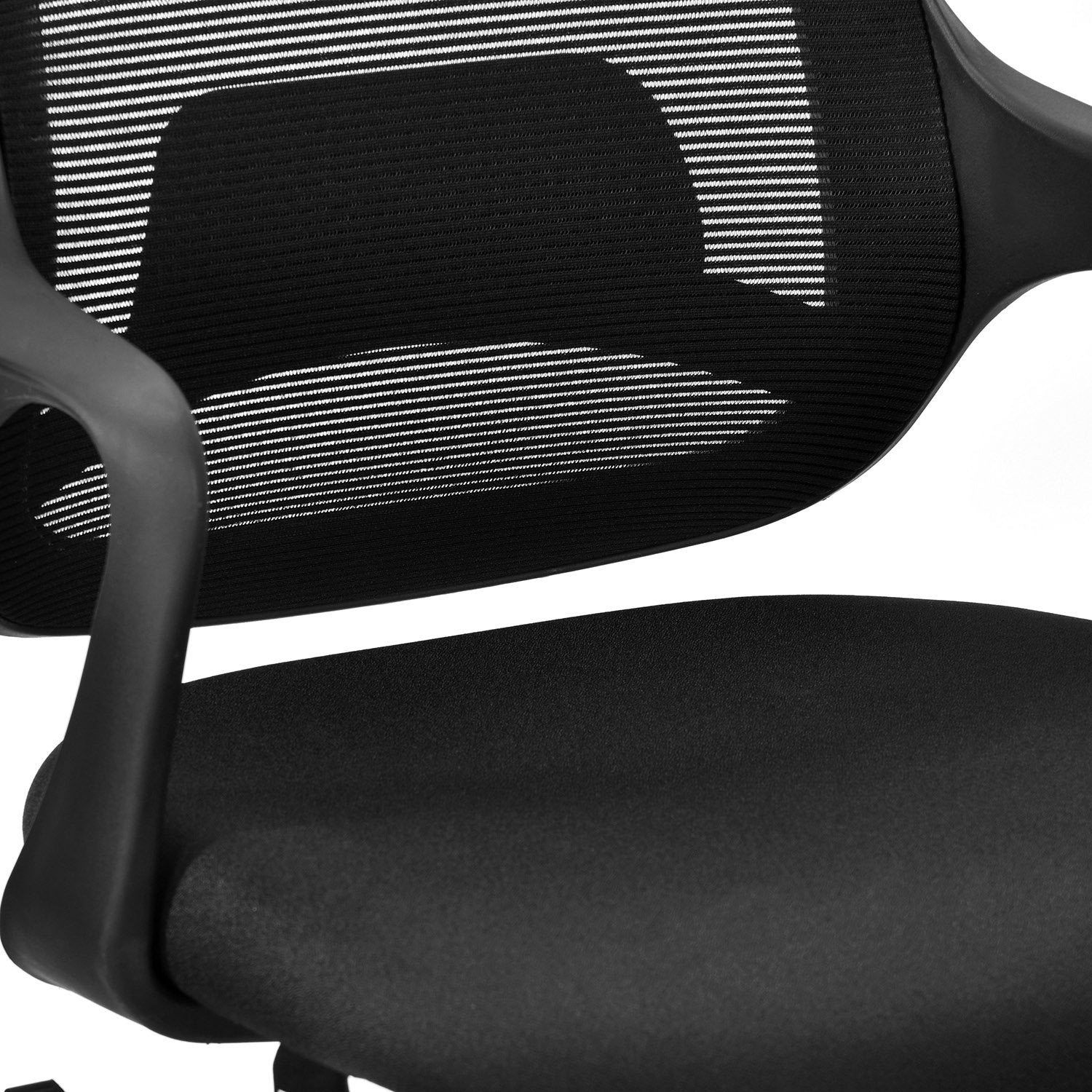 Bentwood Della 804 Netted Mid Back Chair (Black) | HOMEGENIC.