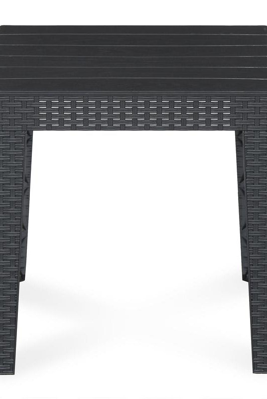 Nilkamal Divine set of 2 Chairs with Coffee Table (Black) | HOMEGENIC.