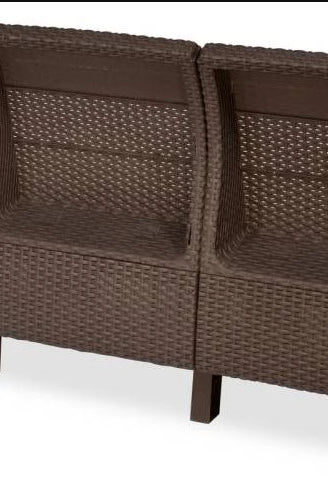 Nilkamal Goa Sofa Three, Two, One Seater & Complete Sofa Set (Season Rust Brown) | HOMEGENIC.