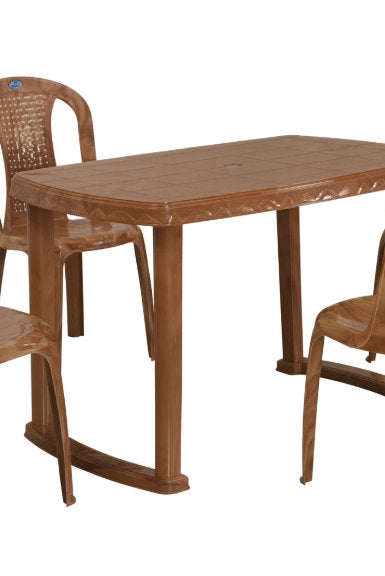 Nilkamal Shahenshah Dining Table Set with 4 Chairs | HOMEGENIC.