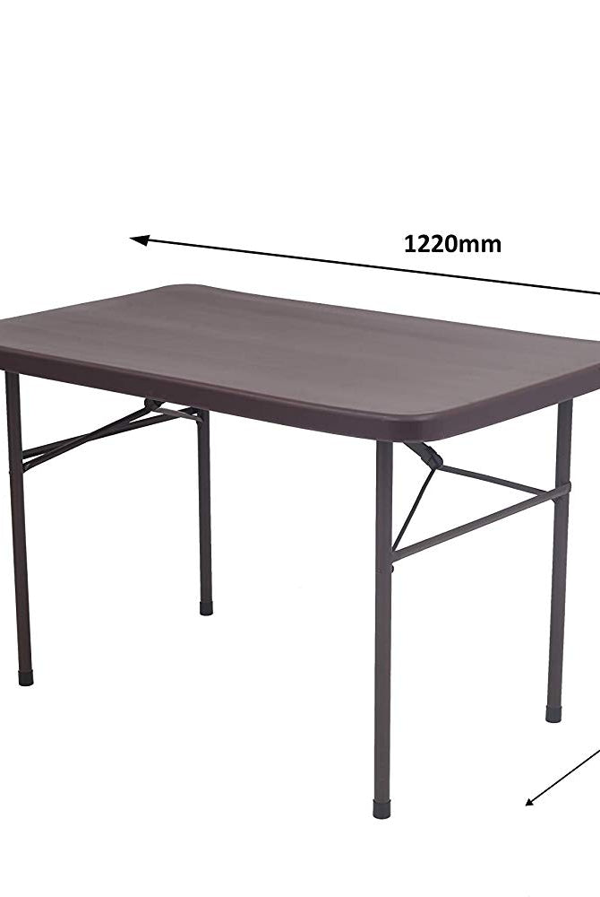 Supreme Swiss Blow Mould Folding Table (4 Feet) | HOMEGENIC.