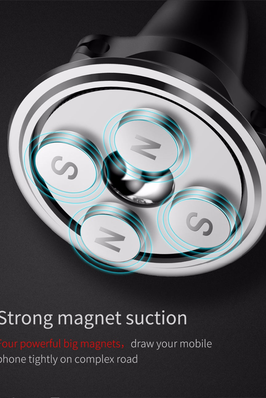 Baseus Magnetic Car Mobile holder with cable clip 360 Rotate | HOMEGENIC.