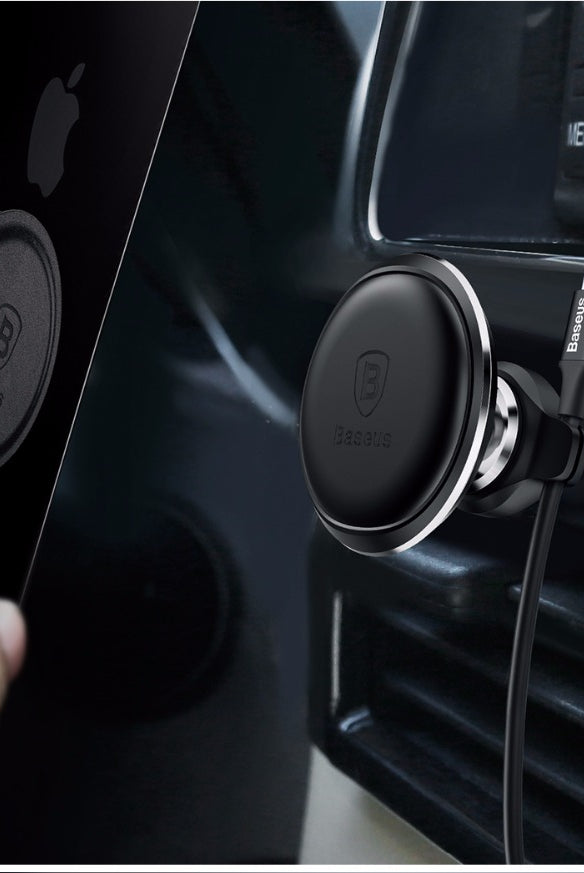 Baseus Magnetic Car Mobile holder with cable clip 360 Rotate | HOMEGENIC.
