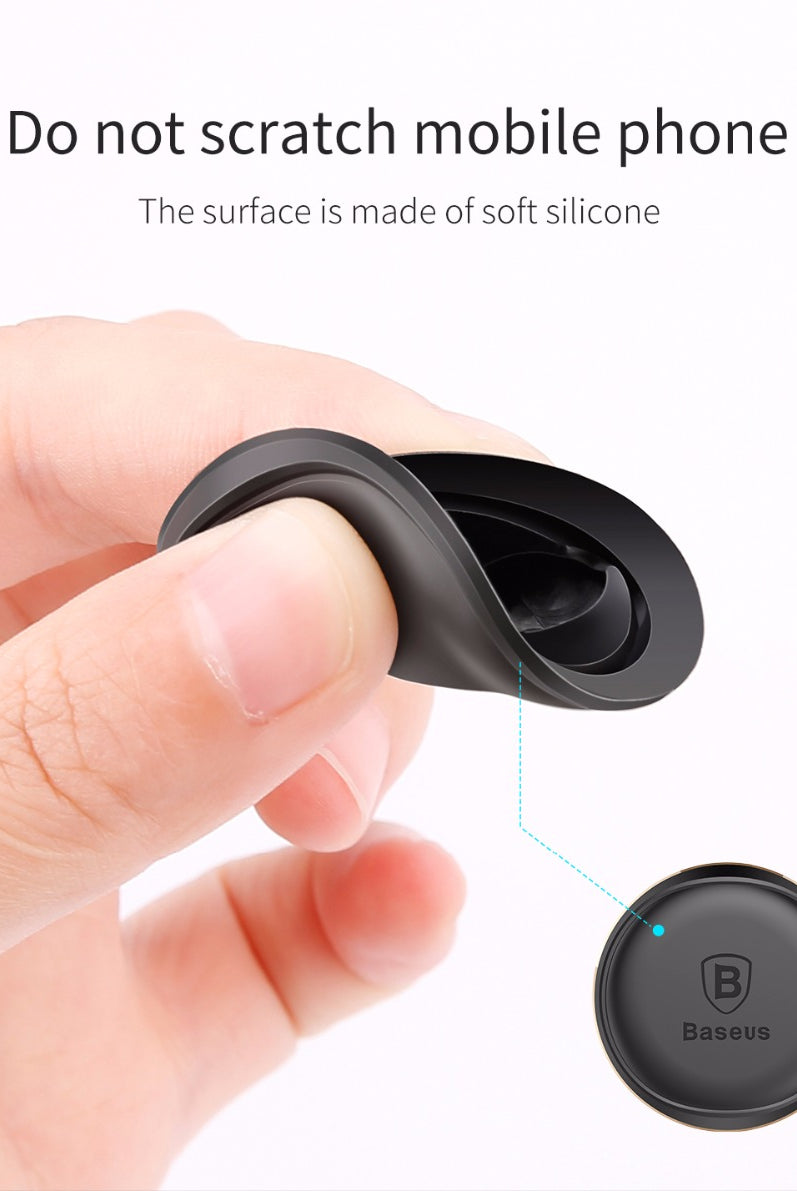 Baseus Magnetic Car Mobile holder with cable clip 360 Rotate | HOMEGENIC.