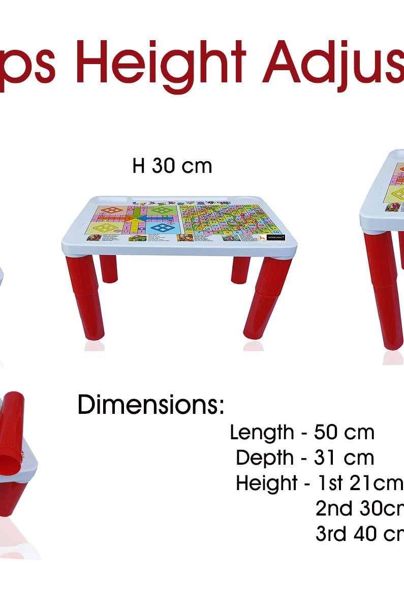 Homegenic Kids Study Table and Table Set (for kids upto 8 years) Plastic Material | HOMEGENIC.