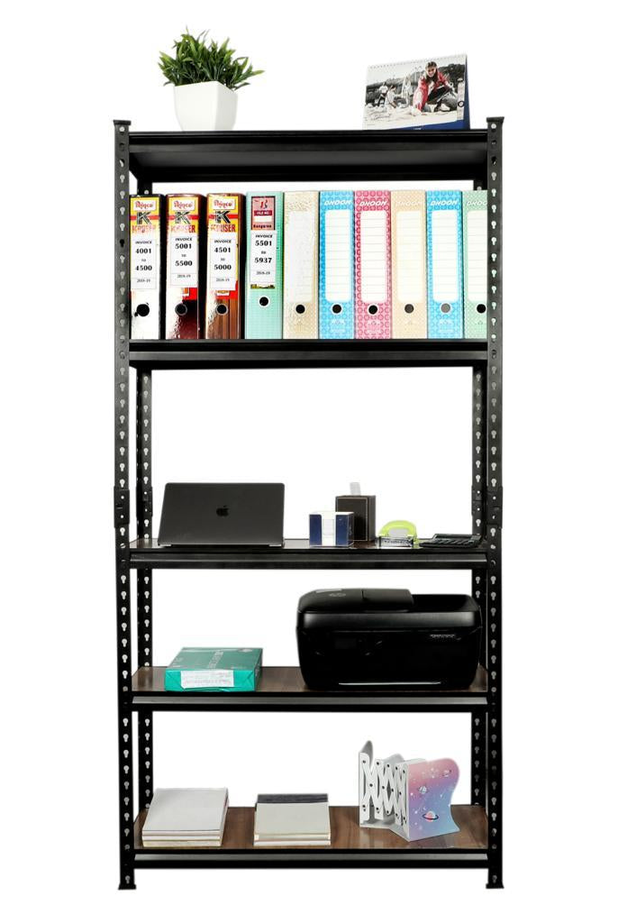 Homegenic Boltless Multi Purpose Adjustable Rack with Laminated Engineered Wood Shelves | HOMEGENIC.